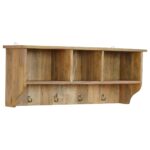 Floating Coat Rack with 3 Shelves2