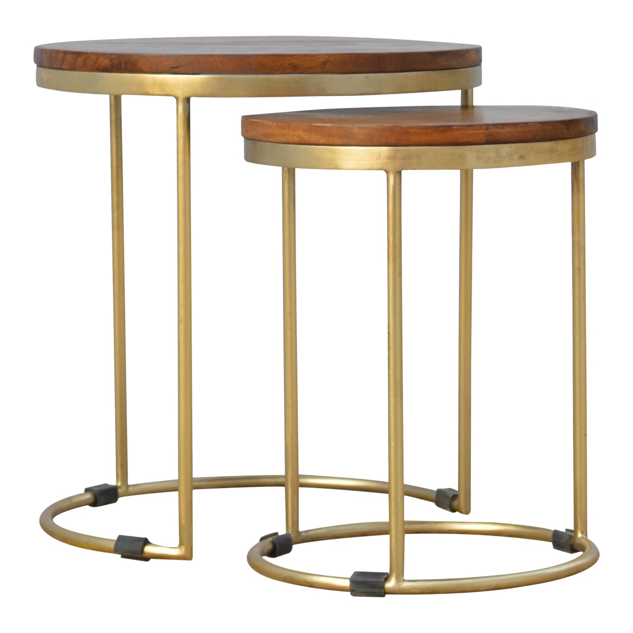 Golden Nesting Stool of 2 Golden Nesting Stool of 2