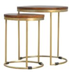 Golden Nesting Stool of 23