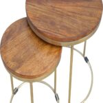 Golden Nesting Stool of 24