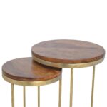 Golden Nesting Stool of 25