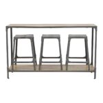 Hallway Console with 3 Stools