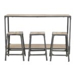 Hallway Console with 3 Stools1