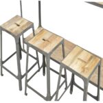 Hallway Console with 3 Stools3