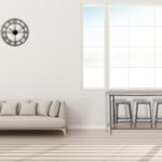Hallway Console with 3 Stools5