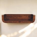 Indira California Walnut Floating Console Table3