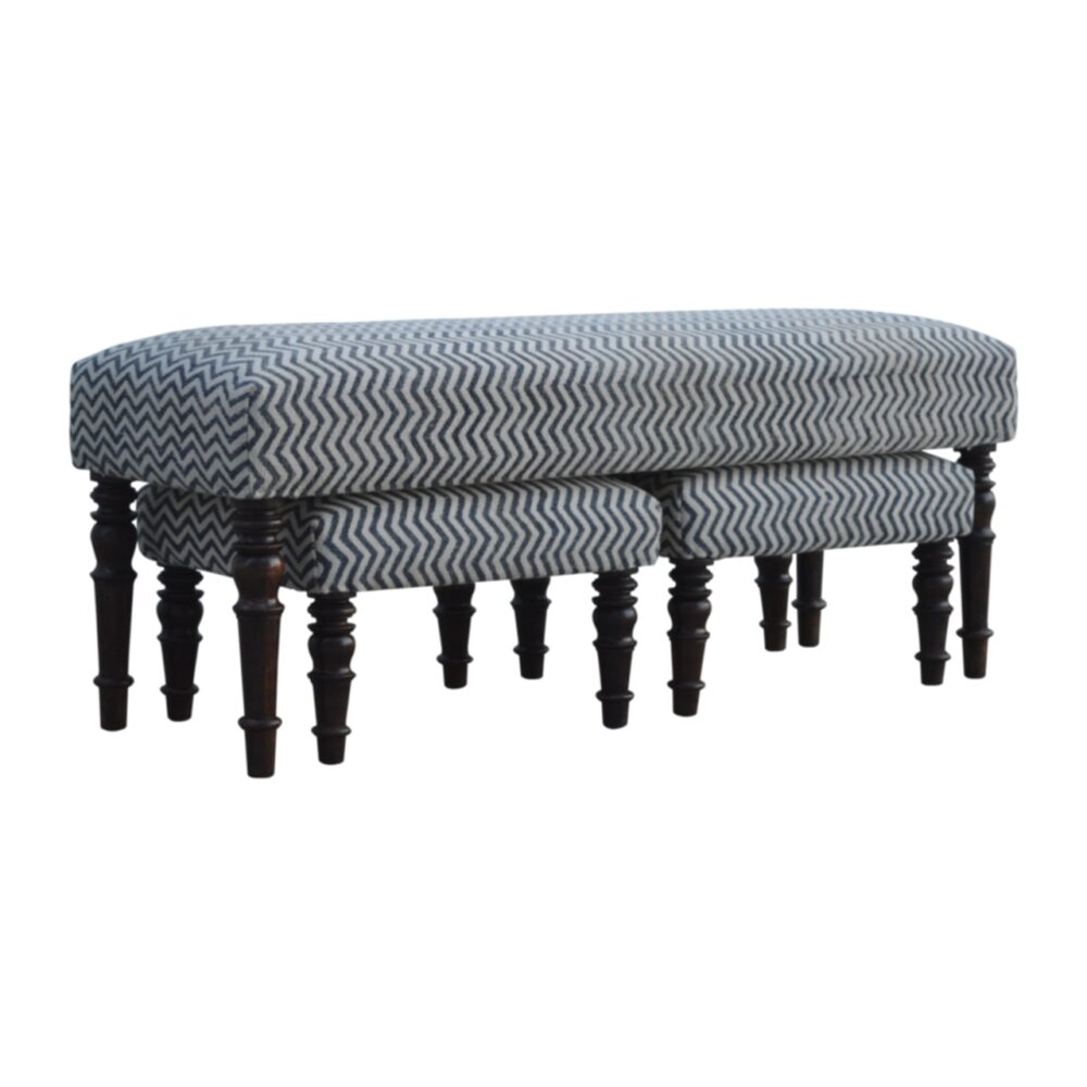 Natural Jute Set of 3 Benches1 Natural Jute Set of 3 Benches1