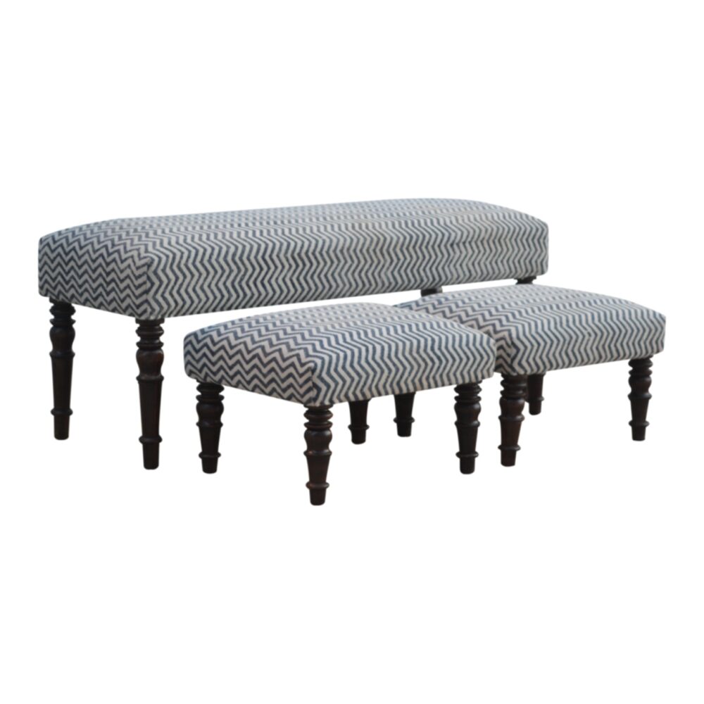 Natural Jute Set of 3 Benches2 Natural Jute Set of 3 Benches2