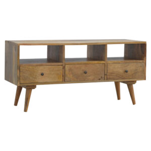 Nordic Style TV Unit with 3 Drawers1