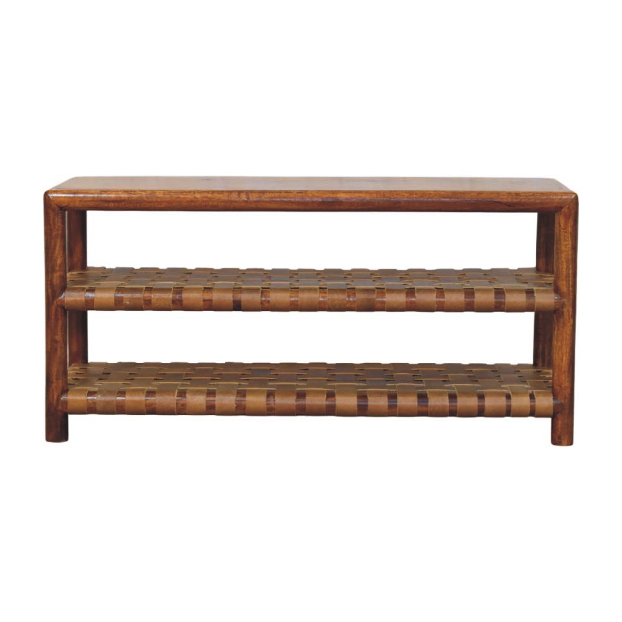 Regency Woven Chestnut 2 slot Shoe Rack Regency Woven Chestnut 2 slot Shoe Rack