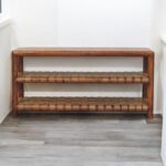 Regency Woven Chestnut 2 slot Shoe Rack3