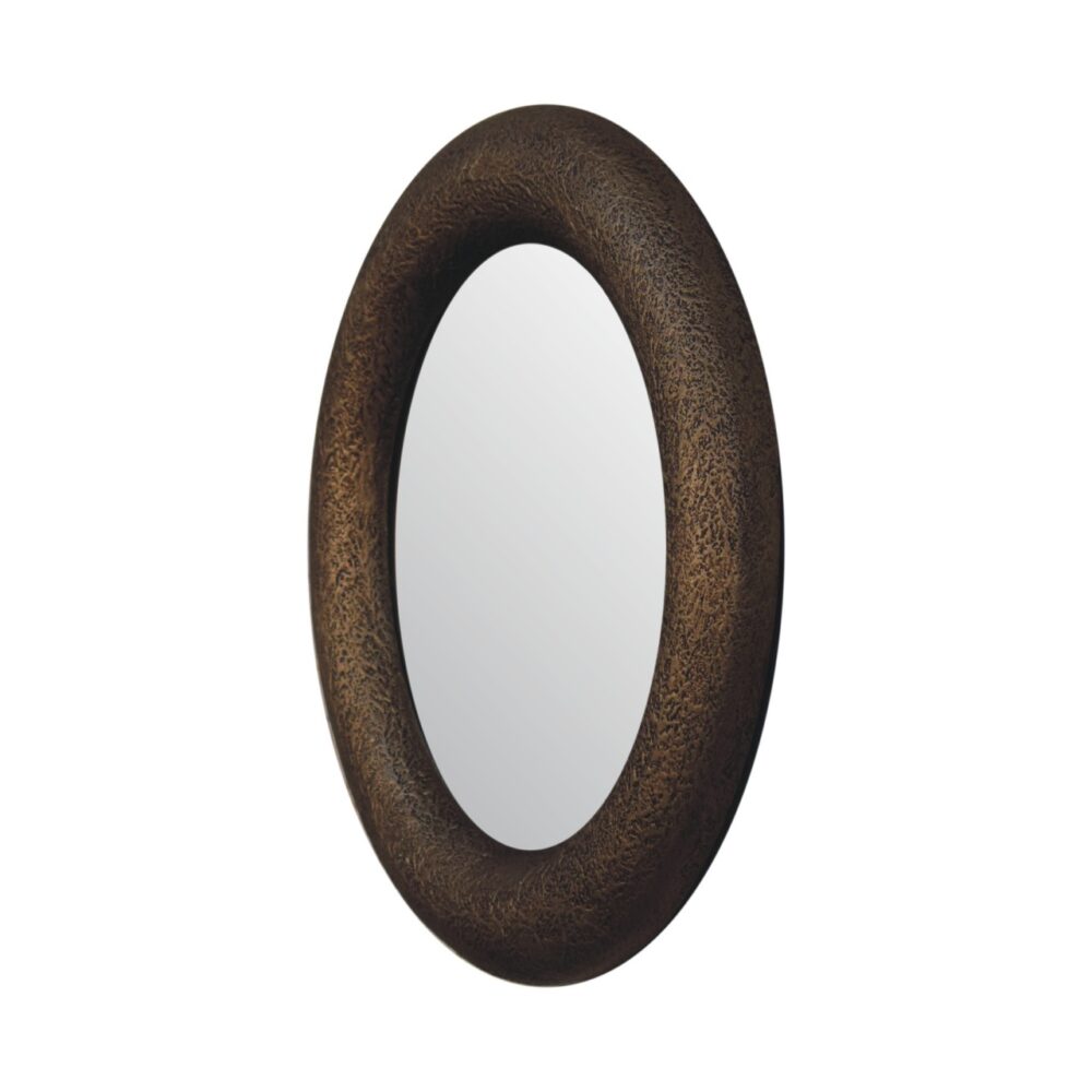 Round Metallic Hammered Mirror1 Round Metallic Hammered Mirror1