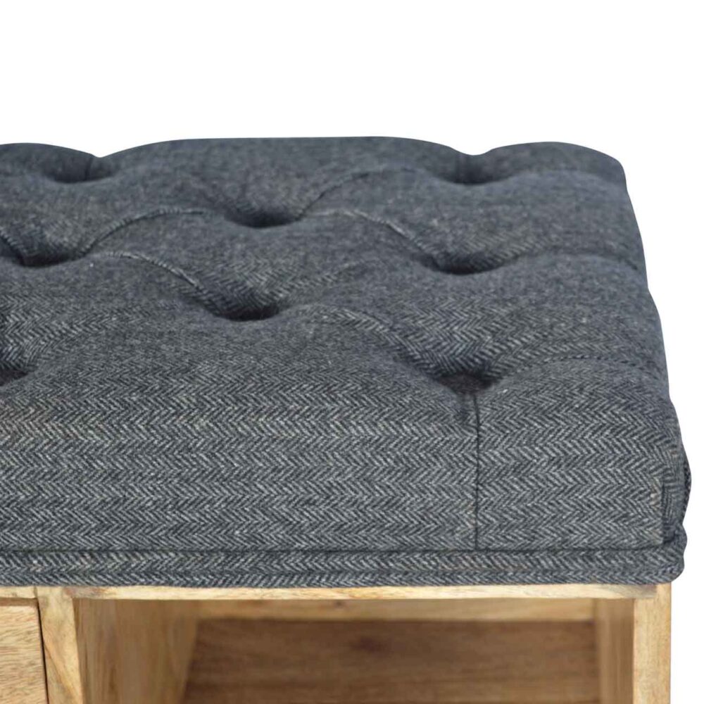 Tweed 1 Drawer Bench2 Tweed 1 Drawer Bench2