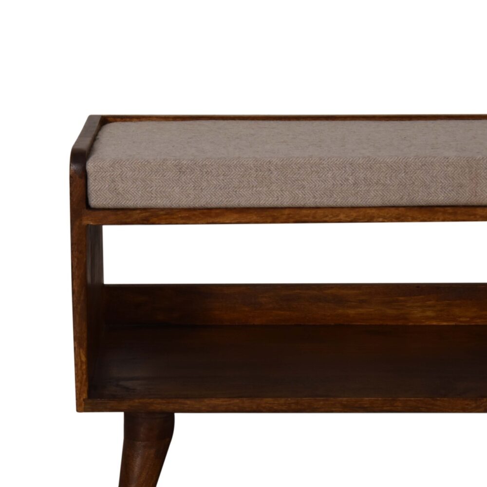 Tweed Seat Pad Bench2 Tweed Seat Pad Bench2